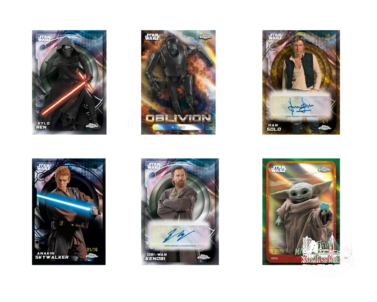 TOPPS Star Wars Chrome Value Box 26
