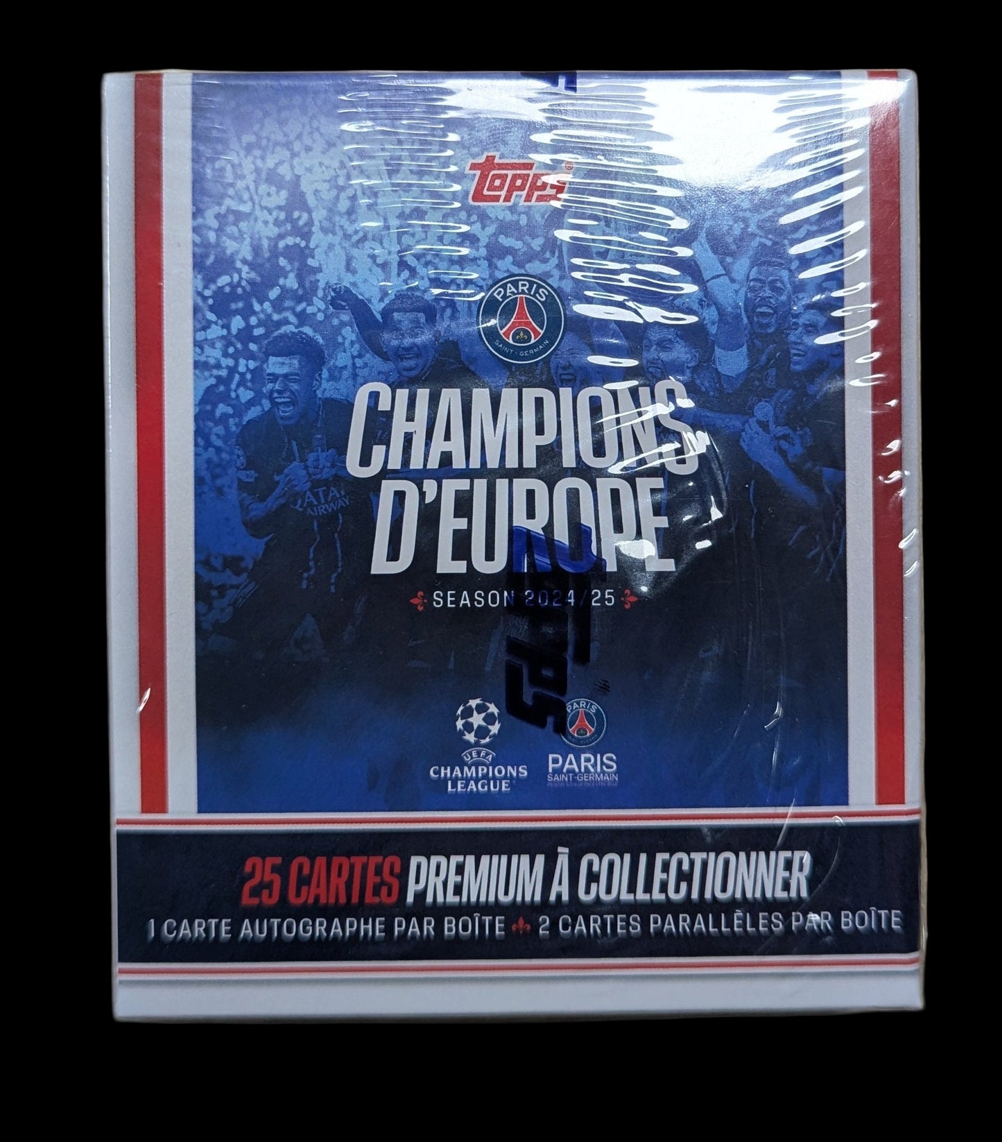 Topps Paris Saint-Germain: Champions d’Europe 2025 Soccer Fußball Box