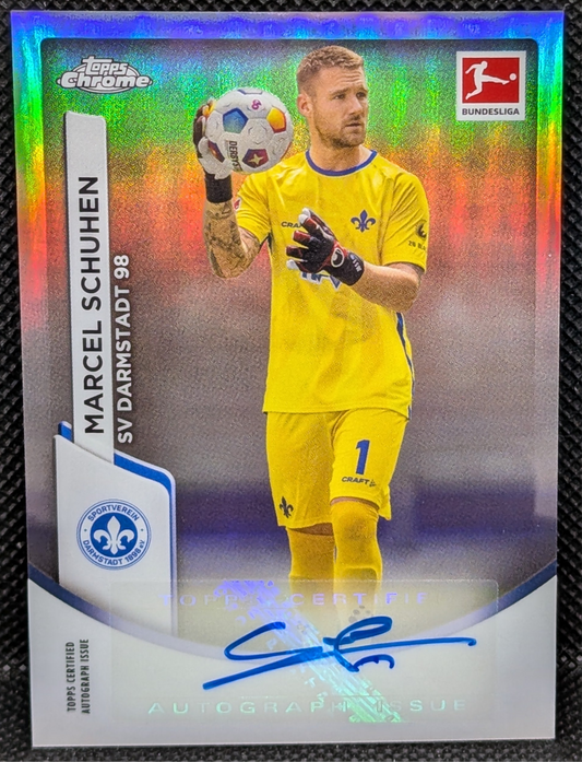 Topps Chrome Bundesliga 23/24 Marcel Schuhen Auto Darmstadt