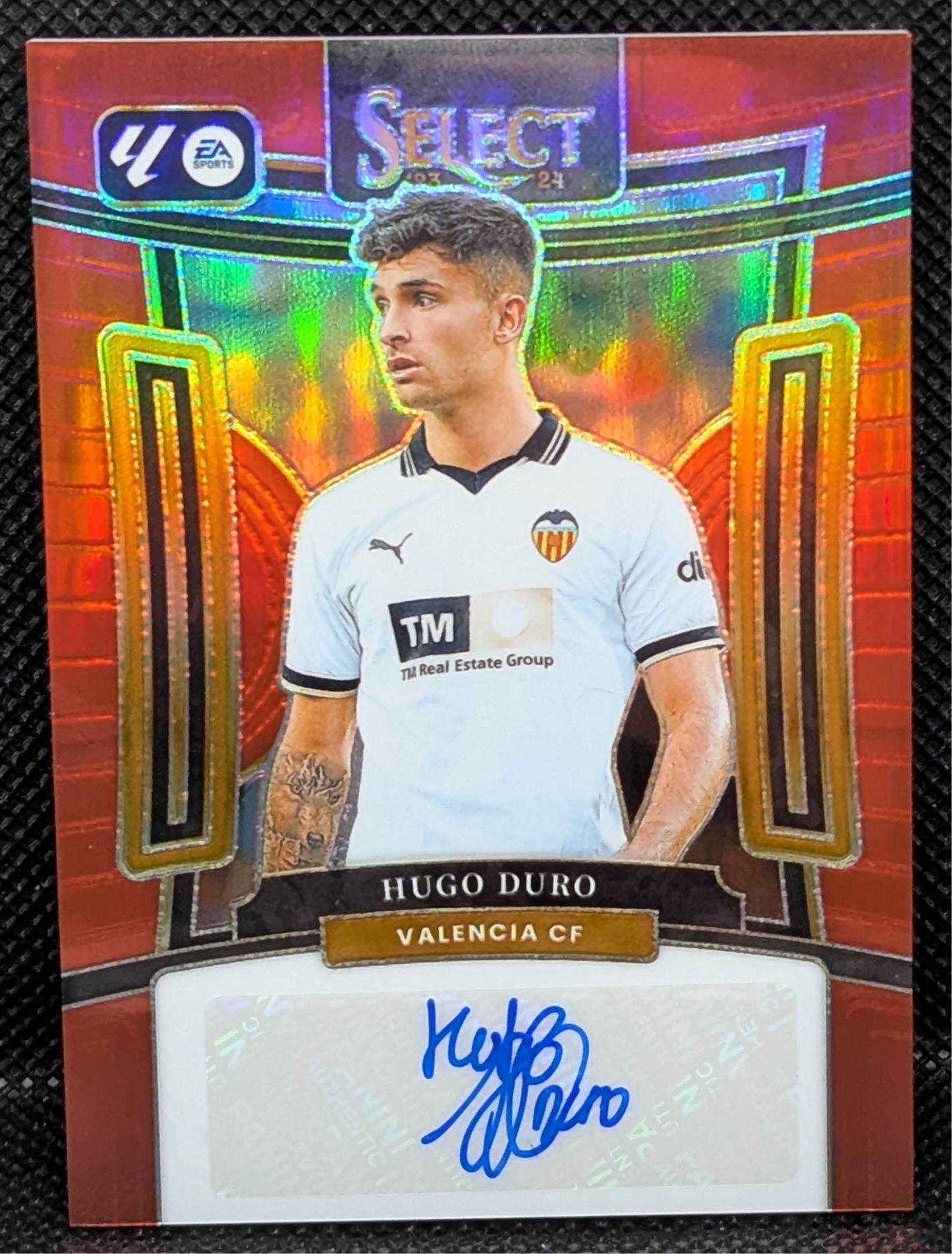 Panini Select La Liga Soccer 2023/24 Hugo Duro Auto Valencia CF