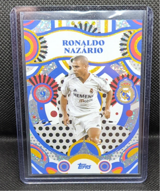 2024-25 Topps Team Set Real Madrid Ronaldo Nazario Flamenco Flair Static