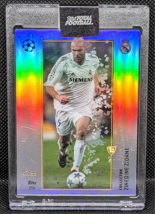 Topps Total Football - Collector Zinedine Zidane /99