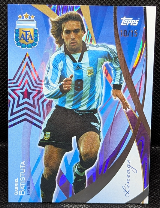 Topps Lineage Argentina 2023/24 Gabriel Batistuta /15