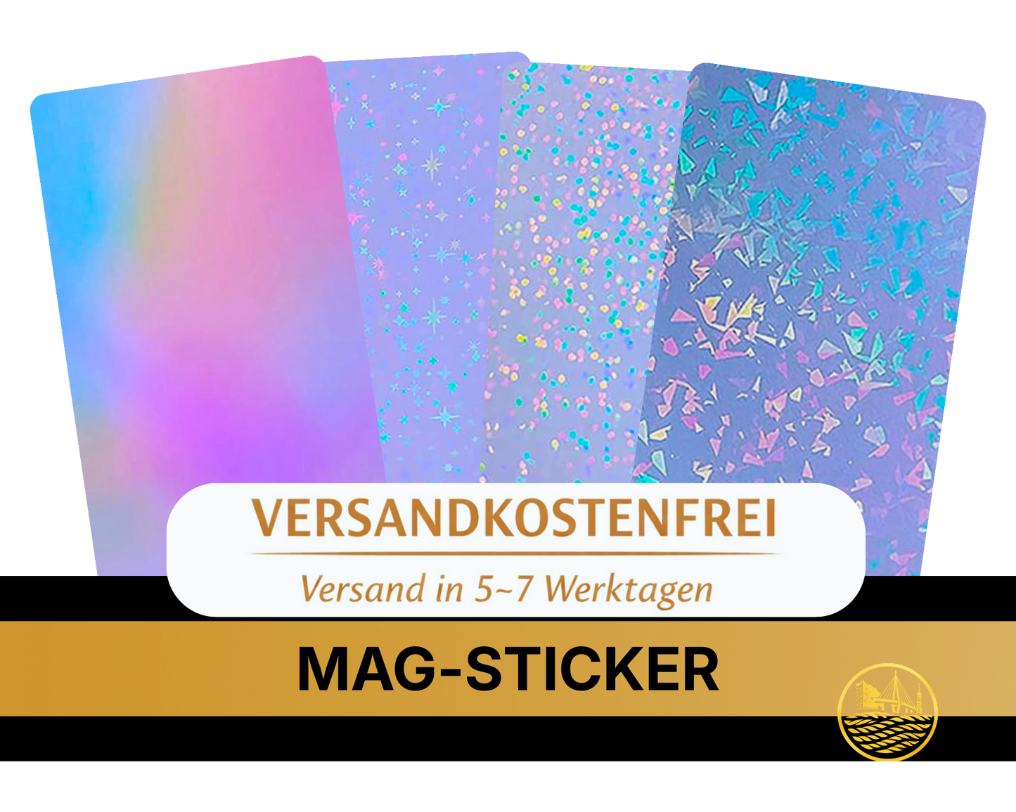 Mag Sticker für Trading Cards