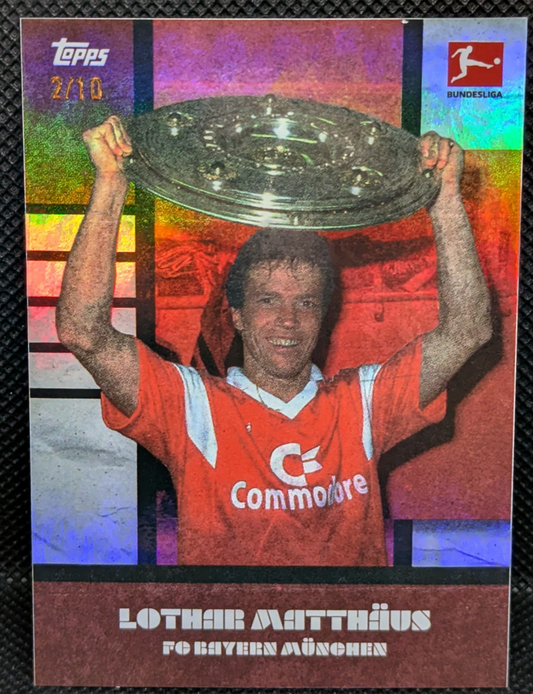 Lothar Matthäus /10 - 2023-24 TOPPS Platinum Bundesliga Lothar Matthäus Curated Set