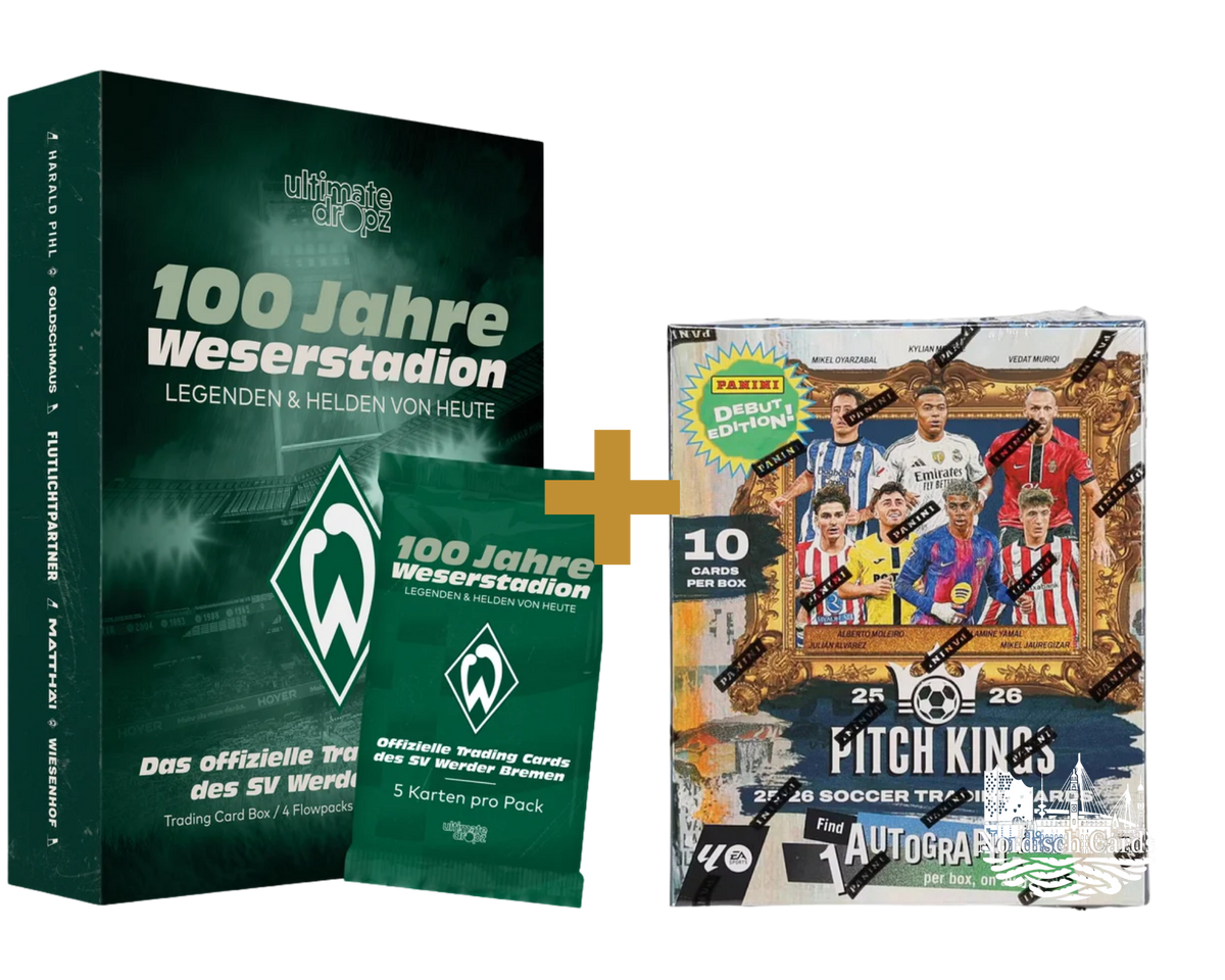 ULTIMATE DROPZ SV Werder Bremen + Pitch Kings LaLiga Hobby Box Bundle