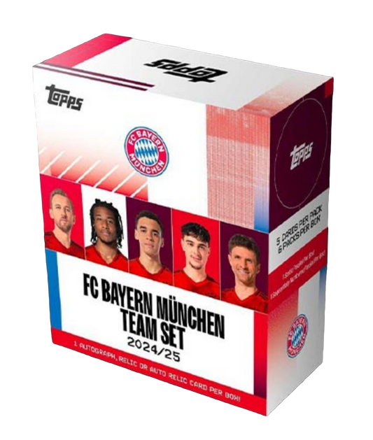 PYP 20 Box - 2024-25 TOPPS FC Bayern München Official Team Set Soccer Cards #004
