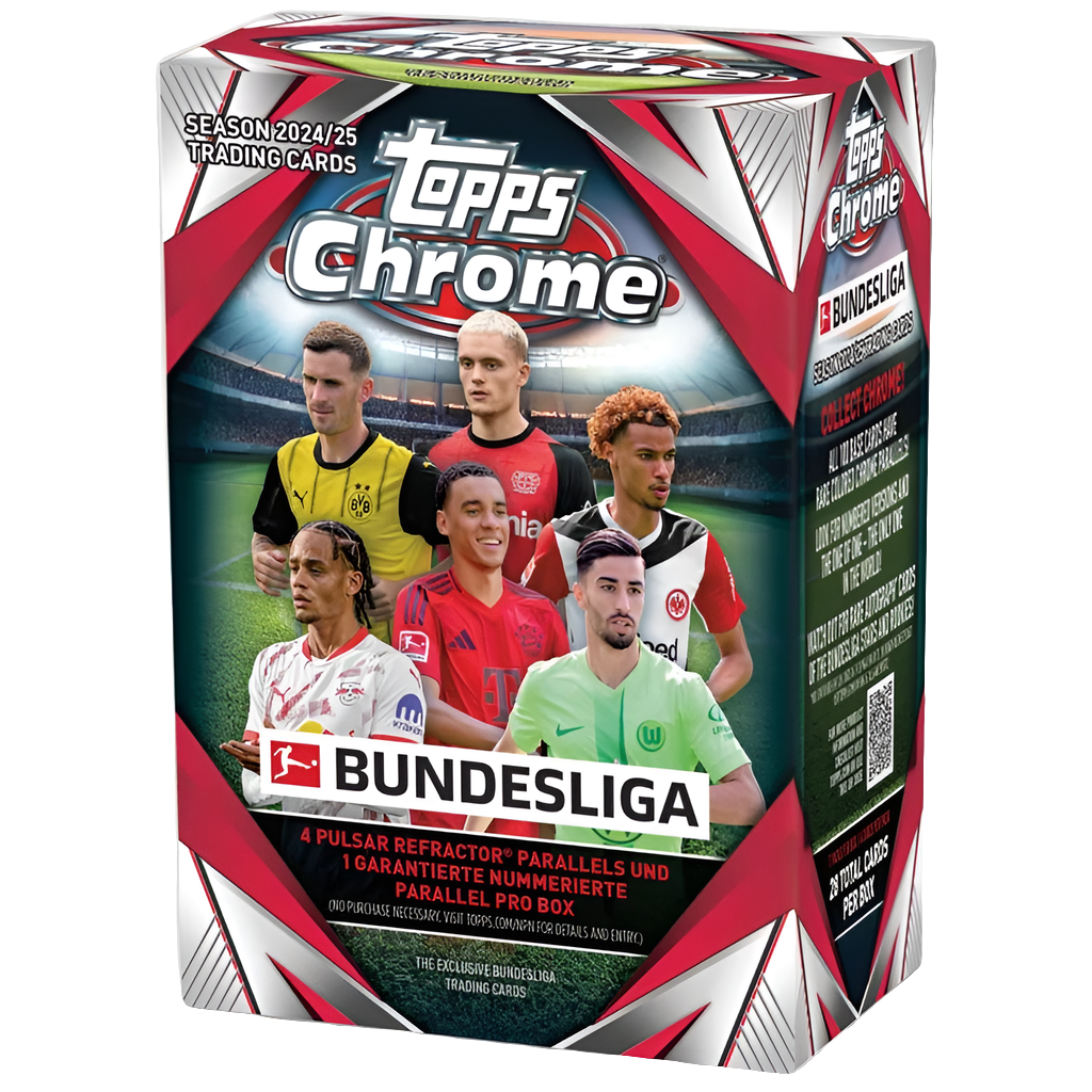 2024-25 TOPPS Chrome Bundesliga Soccer Blaster Box