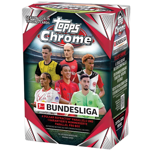 2024-25 TOPPS Chrome Bundesliga Soccer Blaster Box